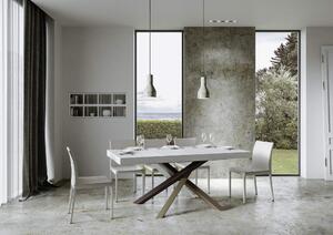 Tavolo 180x90x77 cm Volantis Fix Bianco Frassino