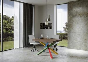 Tavolo 130x90x77 cm Volantis Fix Noce