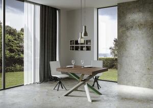 Tavolo 130x90x77 cm Volantis Fix Noce