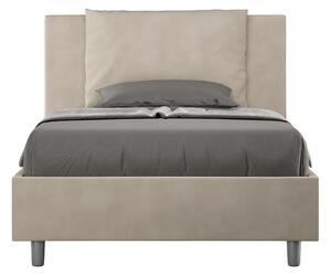 Letto 1 Piazza e Mezzo 110x200 cm Senza Rete Antea Sabbia