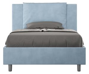 Letto 1 Piazza e Mezzo 110x200 cm Senza Rete Antea Azzurro