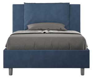 Letto 1 Piazza e Mezzo 120x190 cm Senza Rete Antea Blu