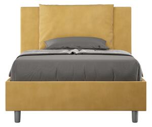 Letto 1 Piazza e Mezzo 110x200 cm Senza Rete Antea Ocra