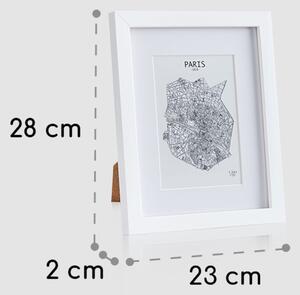 Casa Chic Cornice Everton - rettangolare, 24,8 x 19,3 cm, passepartout per foto, vetro
