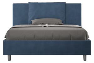 Letto Matrimoniale Francese 140x190 cm Senza Rete Antea Blu