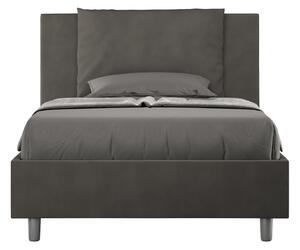 Letto 1 Piazza e Mezzo 110x200 cm Senza Rete Antea Grigio