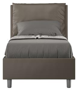 Letto Singolo 80x200 cm Senza Rete Antea Cappuccino