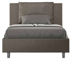 Letto 1 Piazza e Mezzo 120x190 cm Senza Rete Antea Cappuccino