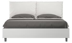 Letto Matrimoniale 160x190 cm Senza Rete Antea Egos Bianco