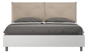 Letto Matrimoniale 160x190 cm Senza Rete Appia Egos Tortora