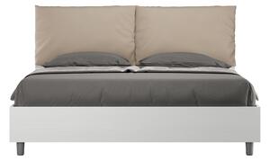 Letto Matrimoniale 160x190 cm Senza Rete Antea Egos Tortora