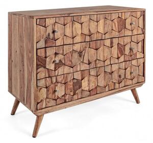 Cassettiera 3 Cassetti 87,5x40x77h cm Kant