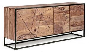 Credenza 4 Ante 175x40x76h cm Egon