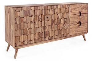 Credenza 2 Ante 3 Cassetti 145x40x77h cm Kant
