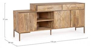 Credenza 3 Ante 2 Cassetti 175x40x77h cm Jaidev