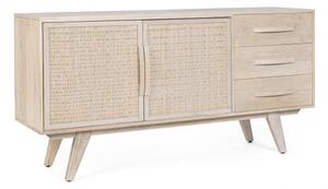 Credenza 2 Ante 3 Cassetti 155x40x80h cm Sahana