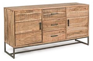Credenza 2 Ante 3 Cassetti 145x40x77h cm Elmer S