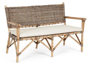 Divano 2 Posti 122,5x70x80h cm con Cuscini Tarifa