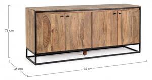Credenza 4 Ante 175x45x76h cm Nartan