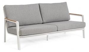 Divano 2/3 Posti 192x87x86h cm con Cuscini Jalisco Bianco