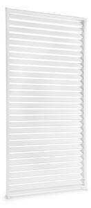 Pannello Frangisole Laterale per Pergola 123,5x6x238h cm Ocean Bianco