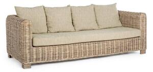 Divano 3 Posti 210x90x83h cm con Cuscini Fortaleza