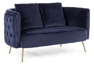 Divano 2 Posti 144x77x79,5h cm Tenbury Blu