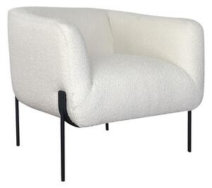 Poltrona 78x74x73h cm Claudine Bianco Bouclè