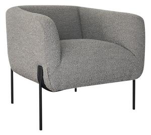 Poltrona 78x74x73h cm Claudine Grigio Bouclè