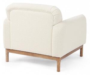 Poltrona 91x87x82h cm Detroit Naturale Bouclè