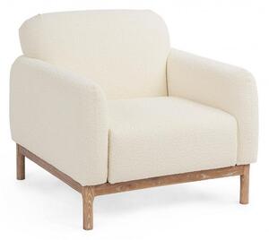 Poltrona 91x87x82h cm Detroit Naturale Bouclè