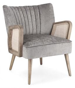 Poltrona 64x71x79h cm Virna Silver