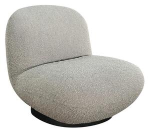 Poltrona 81x95x71h cm Margot Girev Grigio Bouclè