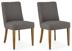 Set 2 Sedie 48x57x88h cm Beatriz Grigio Bouclè