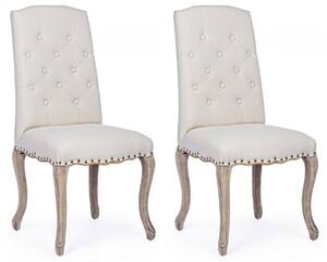 Set 2 Sedie 51x53x99h cm Diva Naturale
