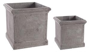 Set 2 Vasi Cement Qu Grigio
