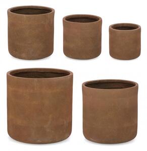 Set 5 Vasi a Cilindro Rigo Rusty