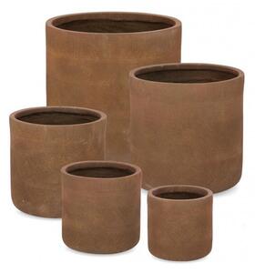 Set 5 Vasi a Cilindro Rigo Rusty