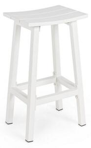 Sgabello Bar 41,8x31x71h cm Skipper Bianco
