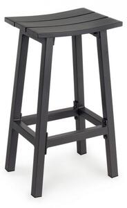 Sgabello Bar 41,8x31x71h cm Skipper Antracite