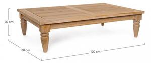 Tavolino 120x80x30h cm Bali Fsc