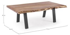 Tavolino 115x65x40h cm Aron