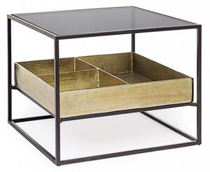 Tavolino 62x62x50h cm con Contenitore Mavila