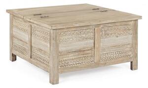 Tavolino 80x80x45h cm con Contenitore Mayra
