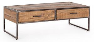 Tavolino 2 Cassetti 120x60x40h cm Elmer