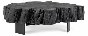 Tavolino 90x90x32h cm Keval Nero