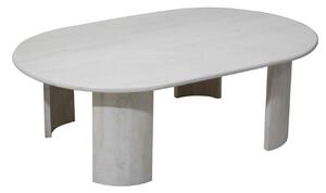 Tavolino 130x80x45h cm Orlando Ovale Naturale