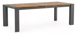 Tavolo Allungabile da Giardino 228-294x100x75h cm Cameron Antracite