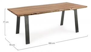 Tavolo 200x95x77h cm Aron