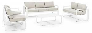 Tavolino 105x62x38h cm Merrigan Bianco